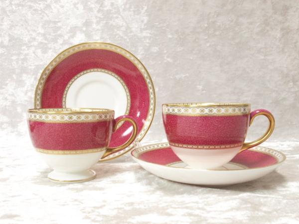 Wedgwood ウェッジウッド ユーランダーパウダールビー カップ&ソーサー Wedgwood ウェッジウッド ユーランダーパウダールビー カップ&ソーサー