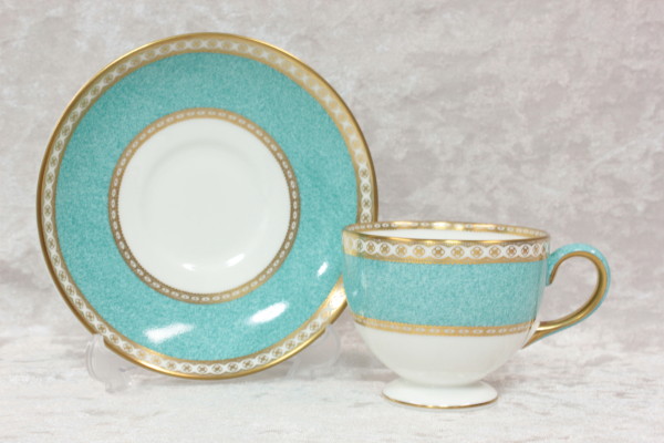 Wedgwood ウェッジウッド パウダーターコイズ カップ&ソーサー Wedgwood ウェッジウッド パウダーターコイズ カップ&ソーサー