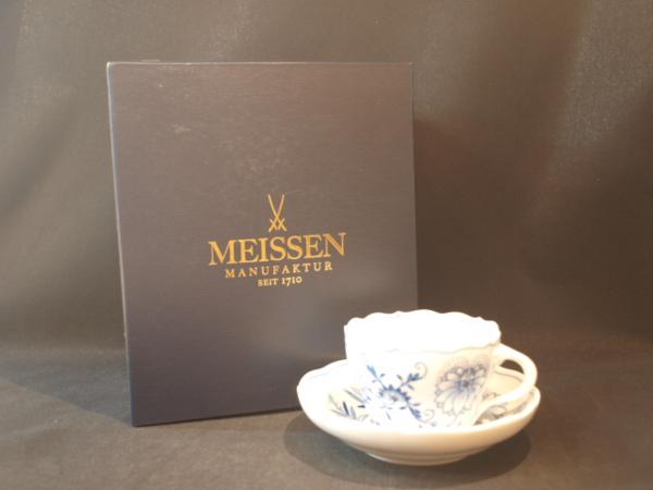 Meissen マイセン ブルーオニオン カップ&ソーサー Meissen マイセン ブルーオニオン カップ&ソーサー