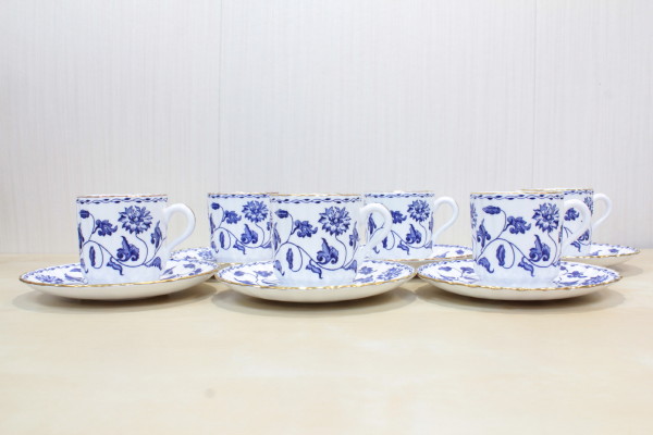 スポード Spode ブルーコロネル デミタスカップ&ソーサー スポード Spode ブルーコロネル デミタスカップ&ソーサー